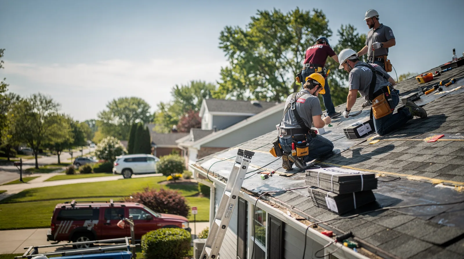 Roof Repair in Chicago Ridge, IL around you